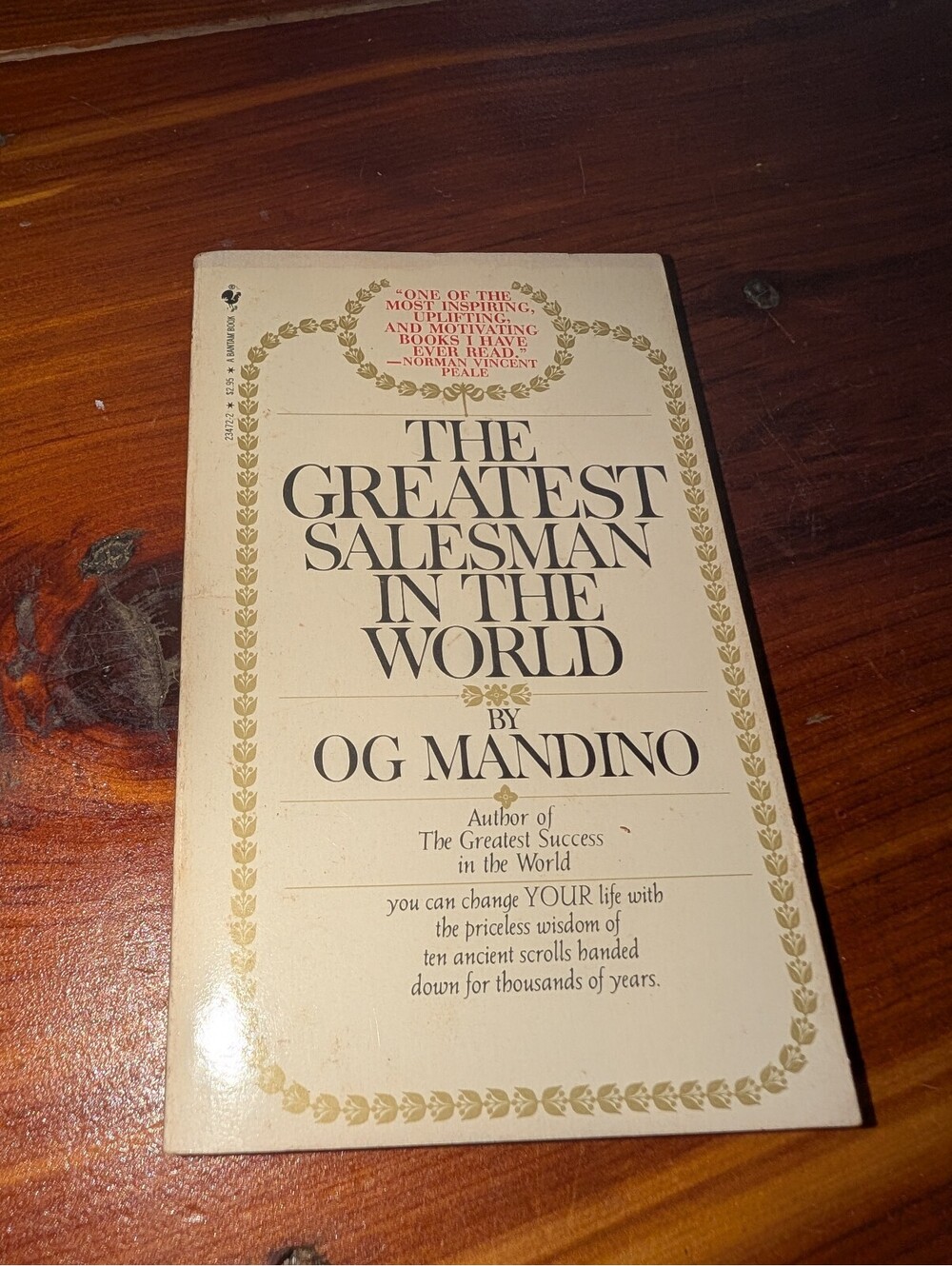 The Greatest Salesman in the World by OG Mandino Paperback Book